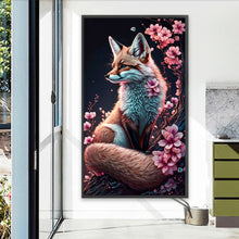 Load image into Gallery viewer, Diamond Painting - Full Square - Peach Blossom Fox (40*70CM)
