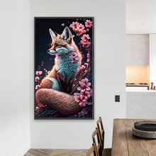 Load image into Gallery viewer, Diamond Painting - Full Square - Peach Blossom Fox (40*70CM)
