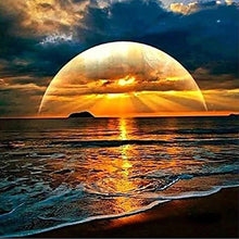 Load image into Gallery viewer, AB Diamond Painting - Full Round - sunrise at sea (40*40CM)
