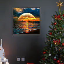 Load image into Gallery viewer, AB Diamond Painting - Full Round - sunrise at sea (40*40CM)
