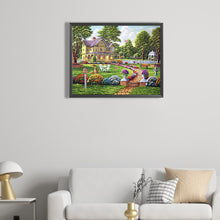Load image into Gallery viewer, AB Diamond Painting - Full Round - Quiet countryside (50*40CM)
