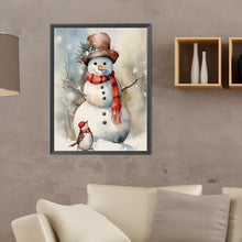 Load image into Gallery viewer, Diamond Painting - Full Round - Christmas snowman (30*40CM)
