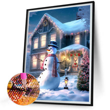 Load image into Gallery viewer, Diamond Painting - Full Round - Christmas snowman (30*40CM)
