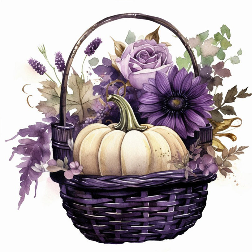 Diamond Painting - Full Round - halloween pumpkin (30*30CM)