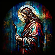 Load image into Gallery viewer, Diamond Painting - Full Round - God bless you Jesus (30*30CM)
