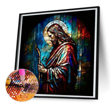 Load image into Gallery viewer, Diamond Painting - Full Round - God bless you Jesus (30*30CM)
