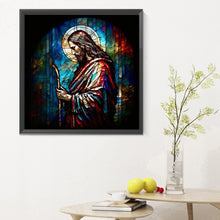 Load image into Gallery viewer, Diamond Painting - Full Round - God bless you Jesus (30*30CM)
