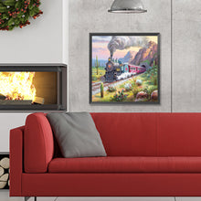 Load image into Gallery viewer, Diamond Painting - Full Round - train (30*30CM)
