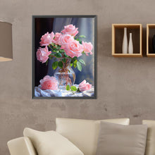 Load image into Gallery viewer, Diamond Painting - Full Round - Pink Rose (30*40CM)
