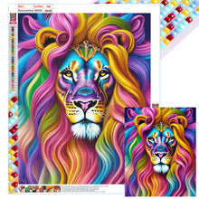 Load image into Gallery viewer, Diamond Painting - Full Square - Colorful lion (40*50CM)
