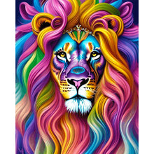 Load image into Gallery viewer, Diamond Painting - Full Square - Colorful lion (40*50CM)
