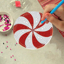 Load image into Gallery viewer, 8PCS Diamond Painting Art Coaster Kit with Holder (Christmas Daze)
