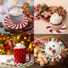 Load image into Gallery viewer, 8PCS Diamond Painting Art Coaster Kit with Holder (Christmas Daze)
