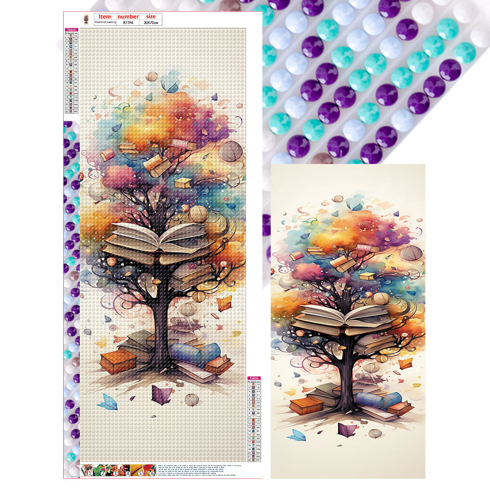 Diamond Painting - Full Round - wisdom Tree (30*70CM)