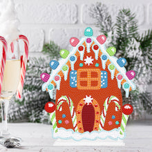 Load image into Gallery viewer, Round Diamond Art Table Decor Desktop Diamond Painting Ornament Candy House (#1)
