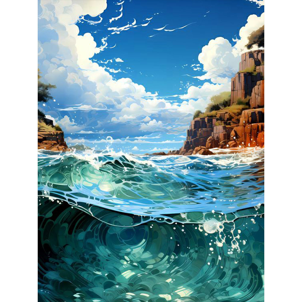 Diamond Painting - Full Round - Cool in summer (30*40CM)