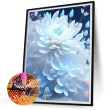 Load image into Gallery viewer, Diamond Painting - Full Round - Snow-colored ice lotus (30*40CM)
