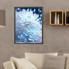 Load image into Gallery viewer, Diamond Painting - Full Round - Snow-colored ice lotus (30*40CM)
