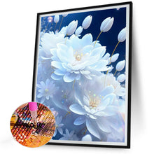 Load image into Gallery viewer, Diamond Painting - Full Round - Snow-colored ice lotus (30*40CM)

