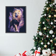 Load image into Gallery viewer, Diamond Painting - Full Round - starry sky lion (30*40CM)
