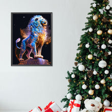 Load image into Gallery viewer, Diamond Painting - Full Round - starry sky lion (30*40CM)
