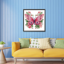 Load image into Gallery viewer, Diamond Painting - Partial Special Shaped - garden butterfly (30*30CM)
