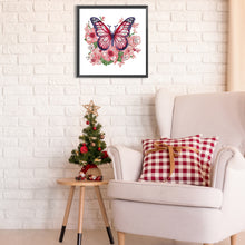 Load image into Gallery viewer, Diamond Painting - Partial Special Shaped - garden butterfly (30*30CM)

