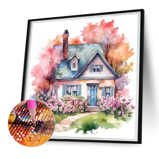 Diamond Painting - Full Round - garden shed (30*30CM)