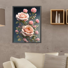 Load image into Gallery viewer, Diamond Painting - Full Square - Pink Rose (30*40CM)
