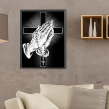 Load image into Gallery viewer, Diamond Painting - Full Square - Lord bless you cross (30*40CM)
