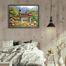 Load image into Gallery viewer, Diamond Painting - Full Round - steam train (40*30CM)
