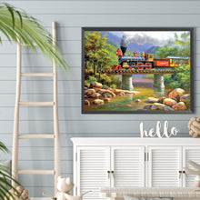 Load image into Gallery viewer, Diamond Painting - Full Round - steam train (40*30CM)
