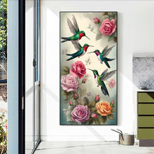 Load image into Gallery viewer, Diamond Painting - Full Round - Birds singing and flowers fragrant (40*70CM)

