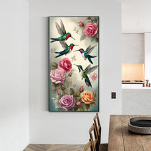 Load image into Gallery viewer, Diamond Painting - Full Round - Birds singing and flowers fragrant (40*70CM)
