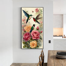 Load image into Gallery viewer, Diamond Painting - Full Round - Birds singing and flowers fragrant (40*70CM)
