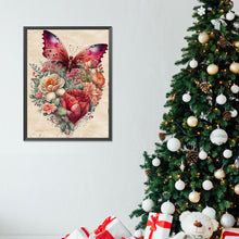 Load image into Gallery viewer, Diamond Painting - Full Round - flowers and butterflies (30*40CM)
