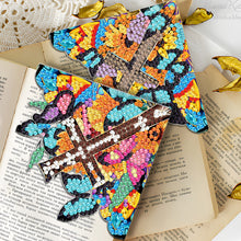 Load image into Gallery viewer, 4PCS Special Shape+Round Diamond Painting Bookmark Kits Kits(Butterfly Crucifix)

