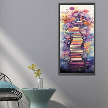 Load image into Gallery viewer, Diamond Painting - Full Round - Flower Book Ladder (30*70CM)
