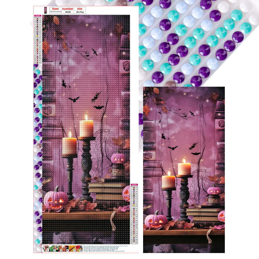 Diamond Painting - Full Round - halloween desk (30*70CM)