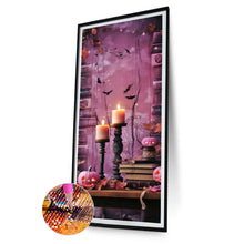 Load image into Gallery viewer, Diamond Painting - Full Round - halloween desk (30*70CM)
