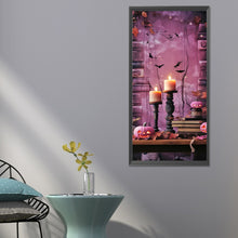 Load image into Gallery viewer, Diamond Painting - Full Round - halloween desk (30*70CM)
