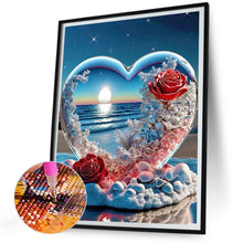 Load image into Gallery viewer, Diamond Painting - Full Round - Seaside Heart Shaped Crystal (30*40CM)
