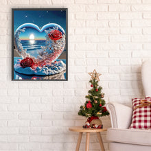 Load image into Gallery viewer, Diamond Painting - Full Round - Seaside Heart Shaped Crystal (30*40CM)

