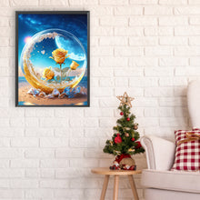 Load image into Gallery viewer, Diamond Painting - Full Round - Yellow rose under the moon (30*40CM)
