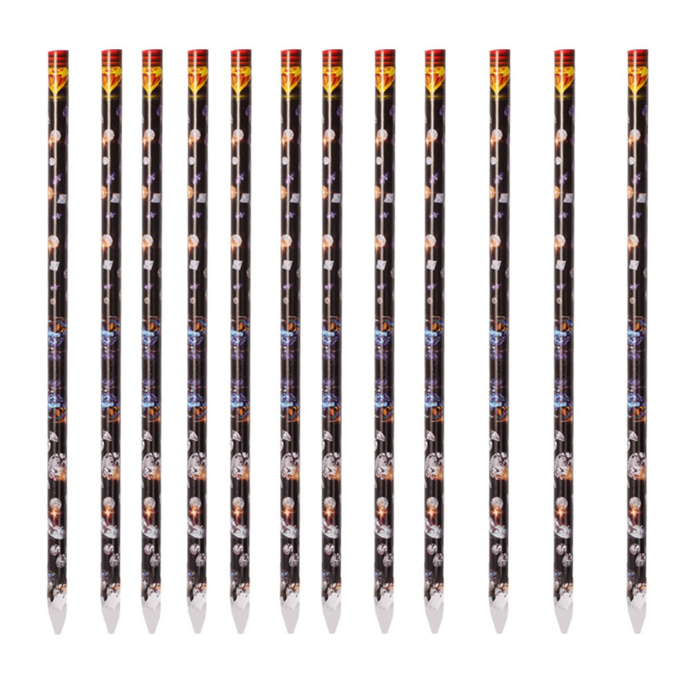 12PCS Diamond Painting Pen Self Adhesive with Pencil Sharpener (White)