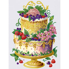 Load image into Gallery viewer, Diamond Painting - Partial Special Shaped - cake desserts (30*40CM)
