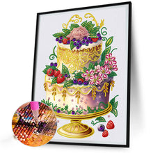 Load image into Gallery viewer, Diamond Painting - Partial Special Shaped - cake desserts (30*40CM)
