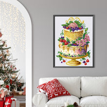 Load image into Gallery viewer, Diamond Painting - Partial Special Shaped - cake desserts (30*40CM)

