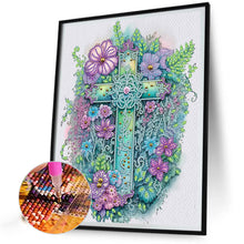 Load image into Gallery viewer, Diamond Painting - Partial Special Shaped - cross (30*40CM)
