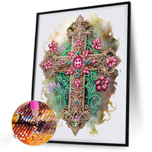 Load image into Gallery viewer, Diamond Painting - Partial Special Shaped - cross (30*40CM)
